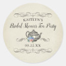 Search for tea party bridal shower stickers Vintage