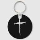 Search for three crosses key rings Christian