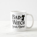 Search for bad witch mugs Black cat