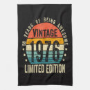 Search for 50th birthday tea towels Vintage 1976