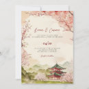 Search for asian wedding invitations Cherry blossom