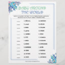 Search for baby around the world games Floral