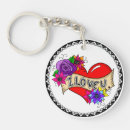 Search for tattoo key rings Flowers