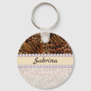Search for leopard skin key rings For her