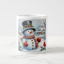 Search for christmas snowman mugs Whimsical