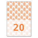 Search for orange table cards Trendy
