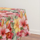 Search for tropical hibiscus tablecloths Nature