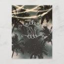 Search for palm tree string lights invitations Beach