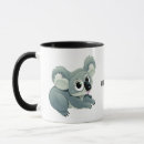 Search for cartoon koala mugs Illustration