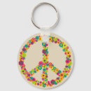 Search for hippie peace sign key rings 70s