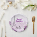 Search for paris paper plates Baby shower