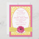 Search for yellow gerbera daisy invitations Pink