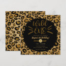Search for cat 1st birthday invitations Animal