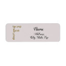 Search for monogram f return address labels For her