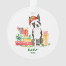Search for boston christmas tree decorations Terrier