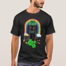 Search for black leprechaun tshirts Cat