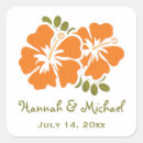 Search for orange hibiscus stickers Luau