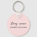 Search for empowerment round key rings Feminist quote