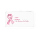 Search for find return address labels Breast cancer awareness