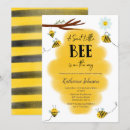 Search for bee and beehive baby shower invitations Gender neutral