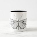 Search for butterfly tattoo mugs Zen doodle style