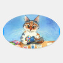 Search for cat easter stickers Cute