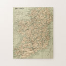Search for ireland map puzzles Vintage
