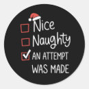 Search for attempt stickers Santa