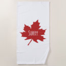 Search for canada day beach towels Red