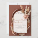 Search for pampas grass wedding invitations Rust