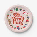 Search for pink christmas paper plates Oh what fun