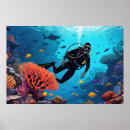 Search for scuba divers posters Ocean