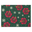Search for tropical hibiscus tablecloths Red