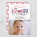 Search for train 1st birthday invitations All aboard