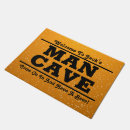 Search for man cave doormats Humour
