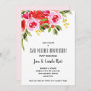 Search for flower 50th anniversary invitations Chic