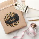 Search for leopard print monogram stickers Girly