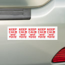 Search for calm bumper stickers Red