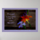 Search for trust in the lord posters Christianity