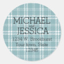Search for blue and white gingham stickers Chic