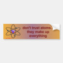 Search for atomic bumper stickers Atoms