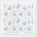 Search for blue willow napkins For her