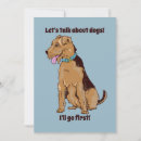 Search for airedale 5x7 invitations Terrier