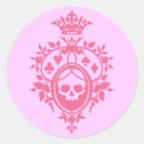 Search for pink skull stickers Gothic
