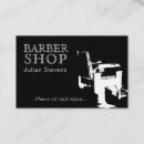 Search for chair business cards Hairstylist