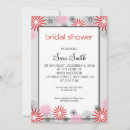Search for pink bridal shower invitations Contemporary