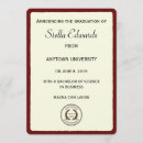 Search for bachelors degree invitations Elegant