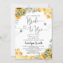 Search for bride to bee bridal shower invitations Sunflower