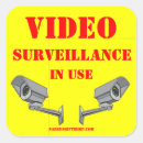 Search for video surveillance stickers Camera