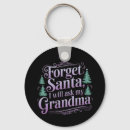 Search for funny holiday key rings Santa